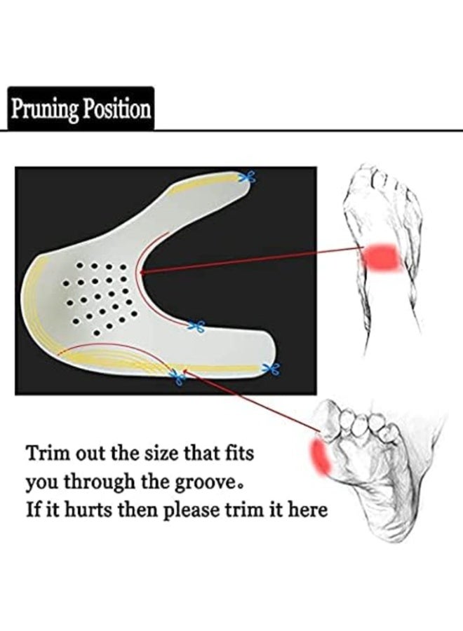 PTTIMFFM 6 Pairs Shoes Crease Protectors, Anti-Crease Toe Box Guards for Sneakers, Prevent Creasing for Men & Women - Image 4